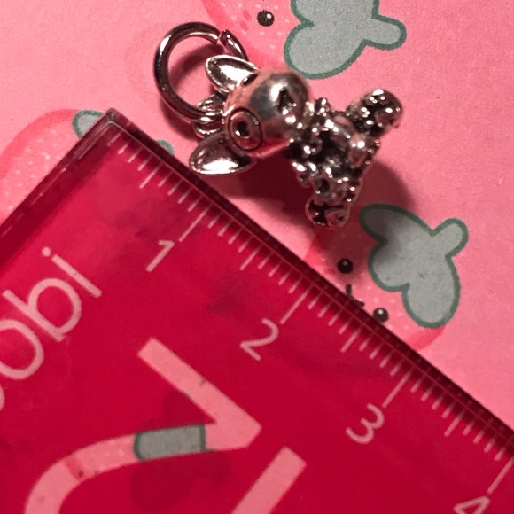 Sterling silver bull terrier dog puppy charm - Picture 5 of 5